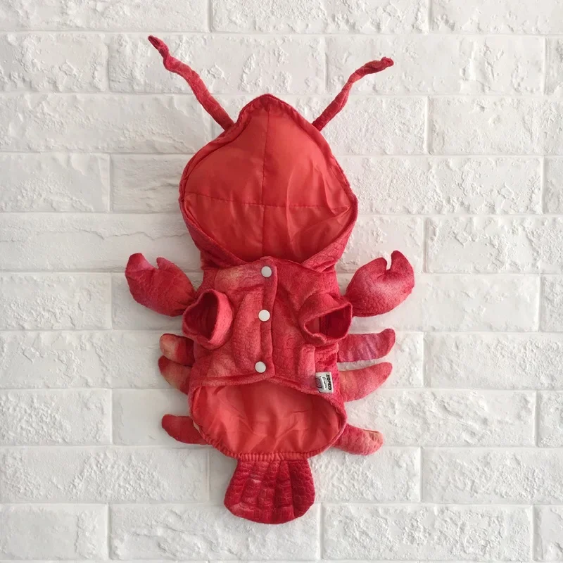 Winter Dog Clothes Halloween Lobster Costume Cat Cosplay Christmas Suit Dog Fancy Dress Pet Outfit Funny Clothing French Bulldog - Image 5
