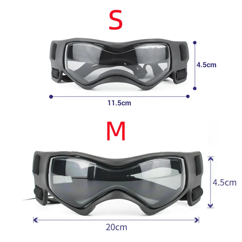 Dog Goggles Small Breed,Easy Wear Small Dog Sunglasses,Adjustable UV Protection Puppy Sunglasses Supplies for Small Medium Dog - Image 5