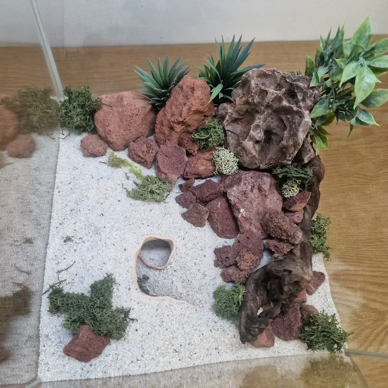 Fish Tank Underground Cave for Fish Shrimp Reptile Shelter Hiding Houses, Landscaping Ornaments 3D Printing Aqaurium Decorations - Image 4