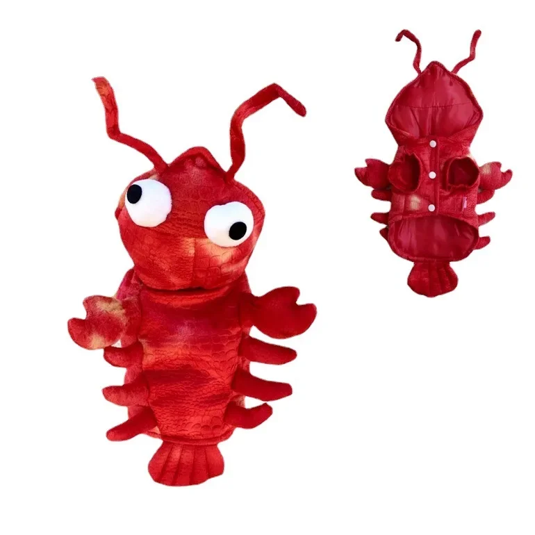Winter Dog Clothes Halloween Lobster Costume Cat Cosplay Christmas Suit Dog Fancy Dress Pet Outfit Funny Clothing French Bulldog - Image 6