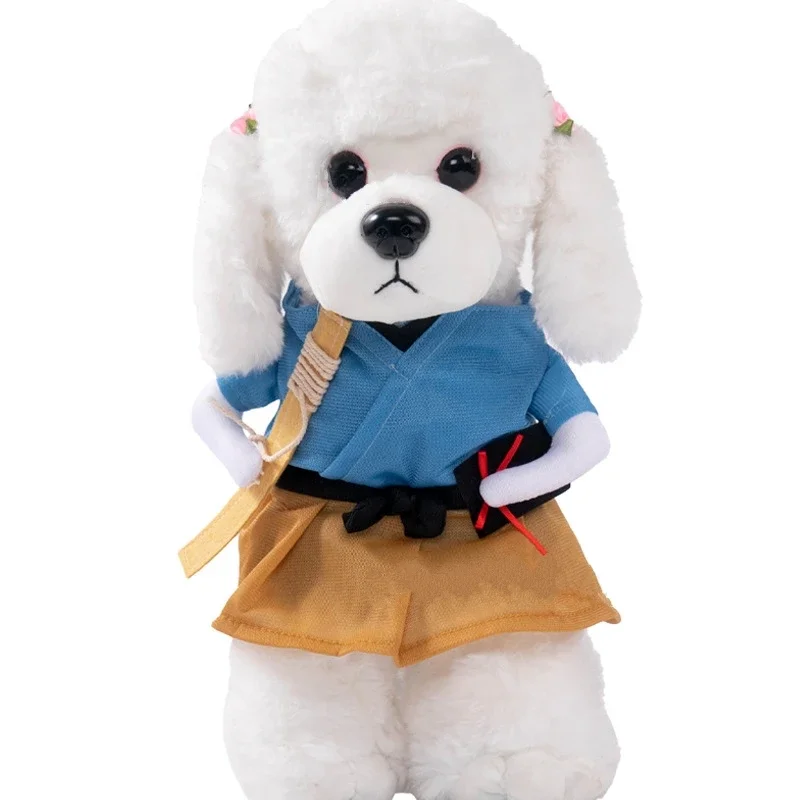 Funny Dog Clothes Sweatshirt Set Cosplay Big Suit Pet Clothes Party Costume Face Cloth Comical Outfits Halloween Dress Jumpsuit - Image 5