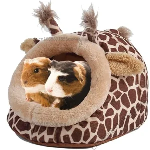 Guinea Pig Bed Hamster Soft Hideout House Small Pet Animals Warm Nest Cage for Bunny Rabbit Sugar Glider Chinchilla Hedgehog