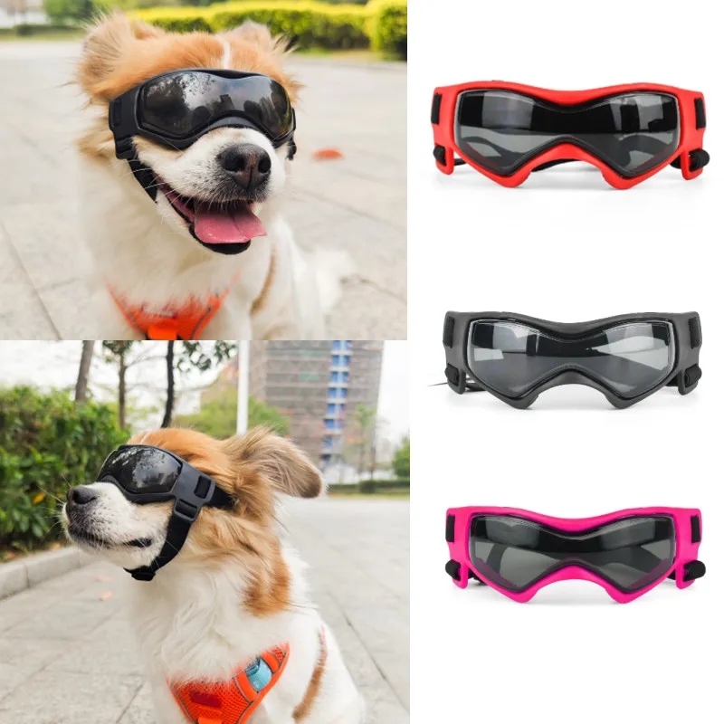 Dog Goggles Small Breed,Easy Wear Small Dog Sunglasses,Adjustable UV Protection Puppy Sunglasses Supplies for Small Medium Dog - Image 6
