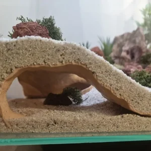 Fish Tank Underground Cave for Fish Shrimp Reptile Shelter Hiding Houses, Landscaping Ornaments 3D Printing Aqaurium Decorations