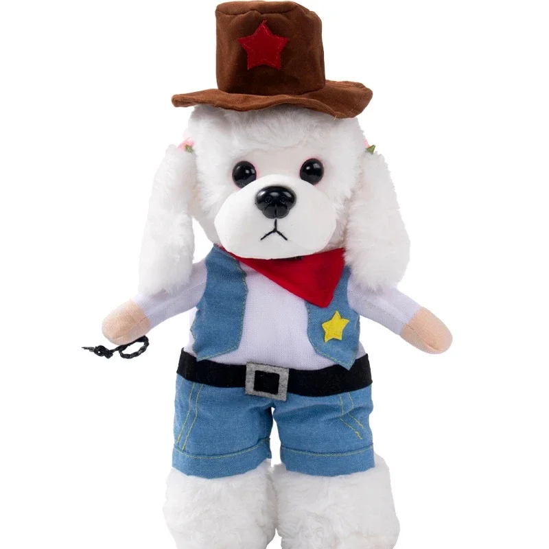 Funny Dog Clothes Sweatshirt Set Cosplay Big Suit Pet Clothes Party Costume Face Cloth Comical Outfits Halloween Dress Jumpsuit - Image 6