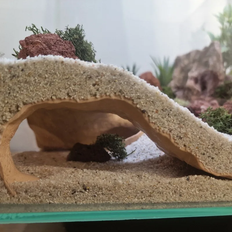 Fish Tank Underground Cave for Fish Shrimp Reptile Shelter Hiding Houses, Landscaping Ornaments 3D Printing Aqaurium Decorations - Image 3